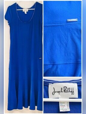 Joseph Ribkoff Blue Tierred dress